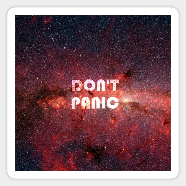 Don't Panic Sticker by TheRealFG